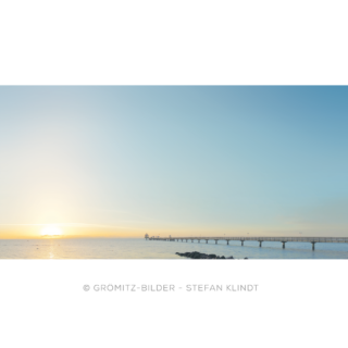 014 Grömitz Bilder Seebrücke im Morgenlicht