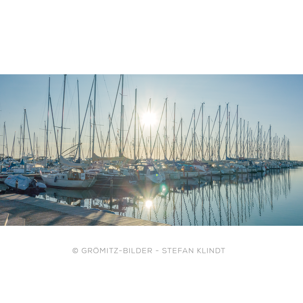 043 Grömitz Bilder - Morgensonne im Yachthafen