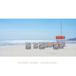 Grömitz Bilder - Einige der ersten Strandkörbe der Saison