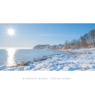 Grömitz Bilder - Nachmittagssonne an der winterlichen Steilküste